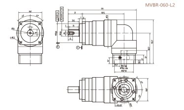 MVBR060L2精密行星減速器型