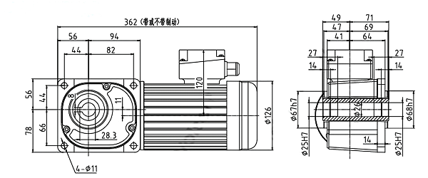 WSF25減速電機(jī) WSF25減速電機(jī)